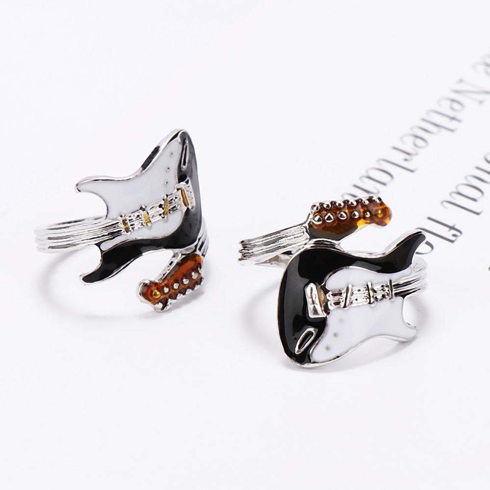 Raven Guitar Statement Ring