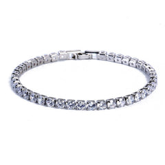 Cubic Zirconia Iced Out Chain Crystal Bracelet