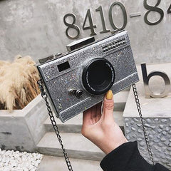 Camera clutch rhinestones