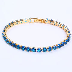 Cubic Zirconia Iced Out Chain Crystal Bracelet