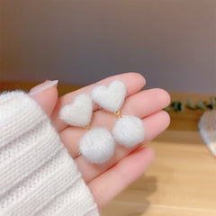 South Korea web celebrity super fairy temperament elegant Hyun fashion fashion earrings delicate purple flowers rose earrings