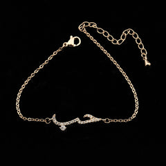 Charm Lovely Arabic CZ Love Statement Bracelets