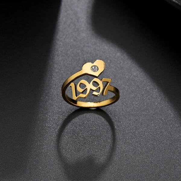 Signature Personalized Adjustable Name Ring