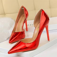 Valentine Pumps Luxury Glossy Stiletto Fetish Shoes