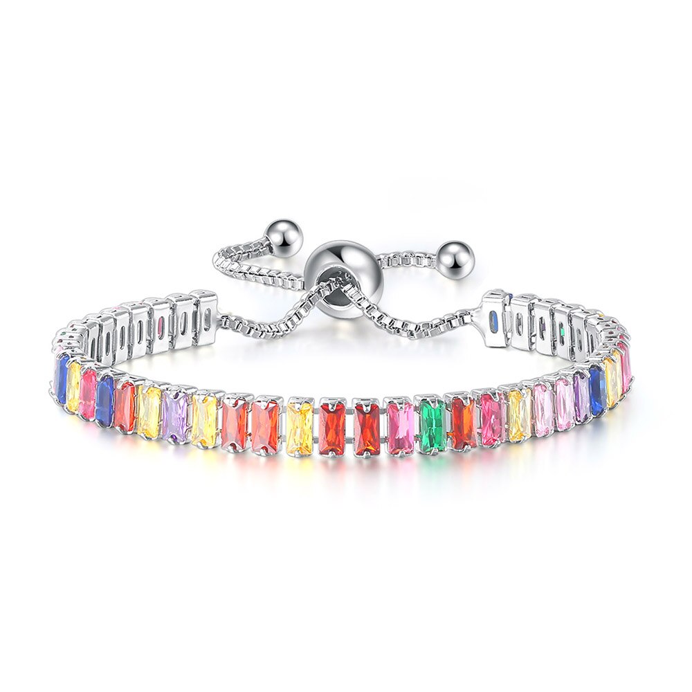 Noire Black Crystal Adjustable Bangle Collection