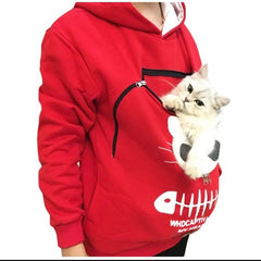 Sweatshirt Cat Lovers Hoodie Kangaroo pocket