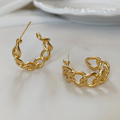 Retro Metallic Gold Color Multiple Small Circle Pendant Earrings 2022 New Jewelry Fashion Wedding Party Earrings For Woman