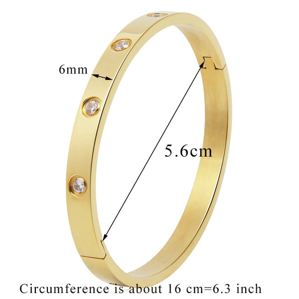 Ysolde Stainless Steel Open Bangle Collection