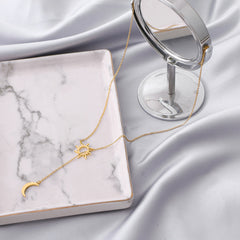 Sun Totem And Moon Necklace