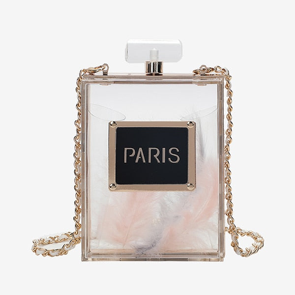 Parfum Bottle-Shaped Evening Clutch