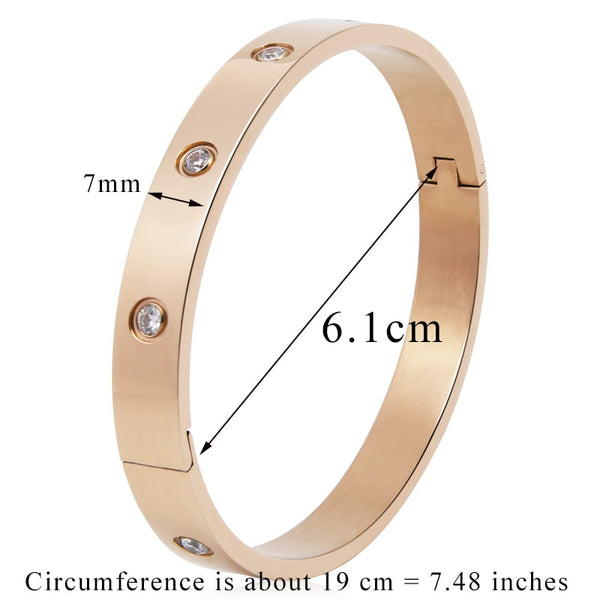 Ysolde Stainless Steel Open Bangle Collection