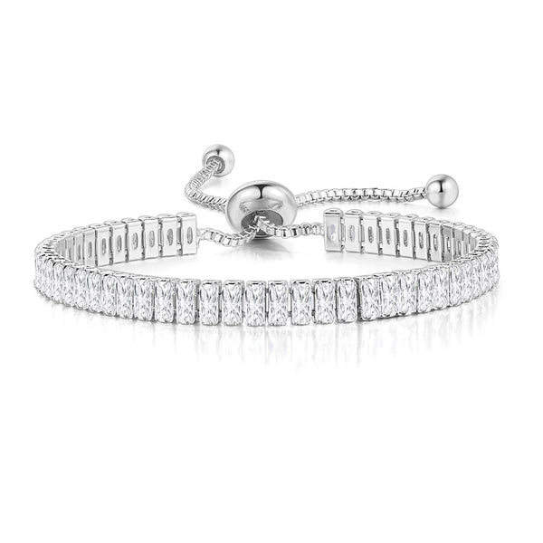 Noire Black Crystal Adjustable Bangle Collection