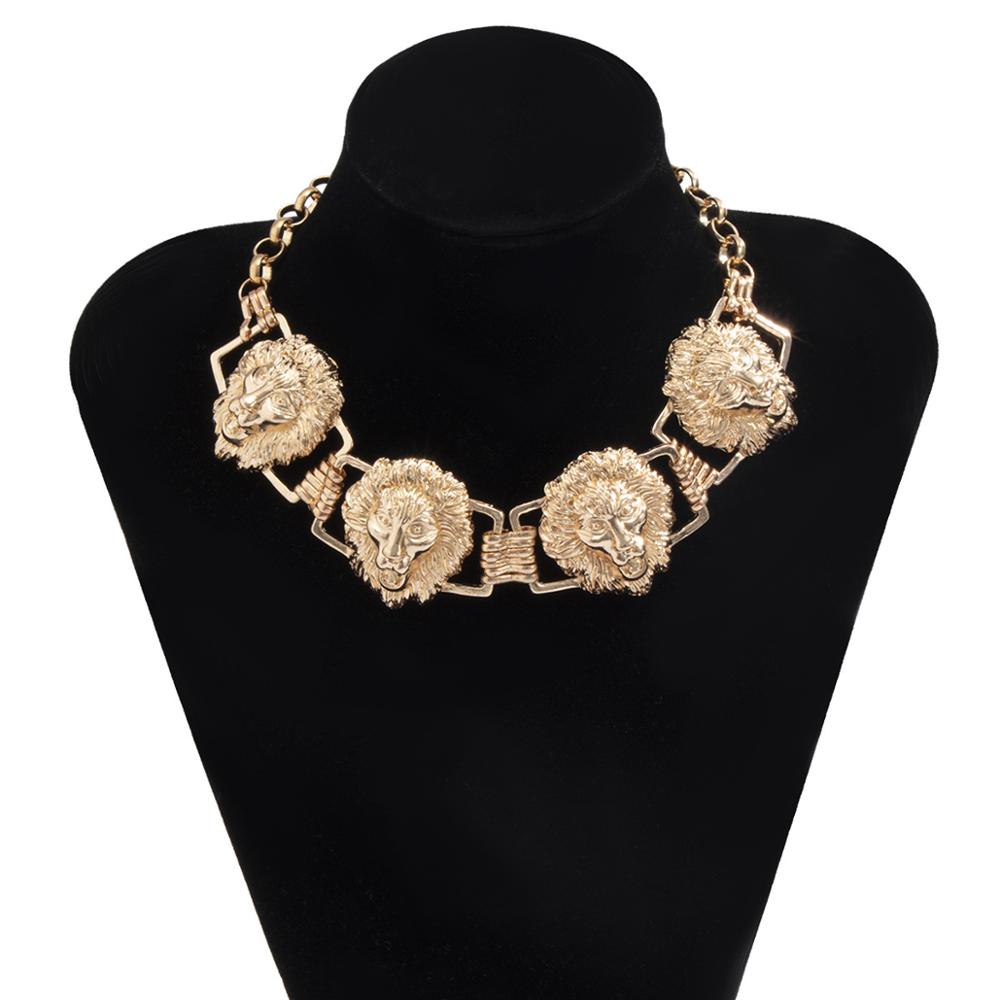 Leonora Lion & Chain Statement Jewelry Collection