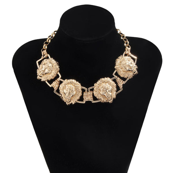 Leonora Lion & Chain Statement Jewelry Collection