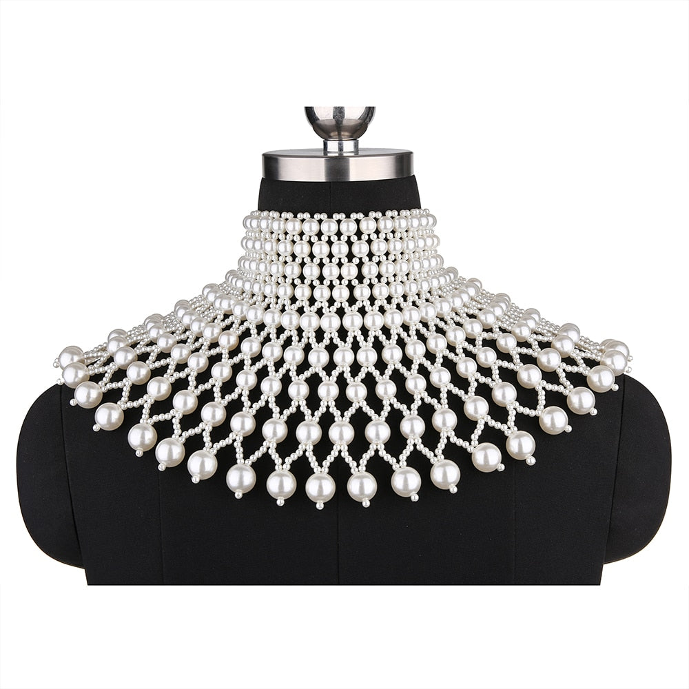 Aurette Pearl-Drape Body Chain Collection