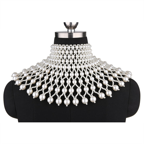 Aurette Pearl-Drape Body Chain Collection