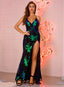 Sexy black Sequins maxi Summer dress women vintage Elegant Backless Party Dress long club Bodycon dresses sukienki vestidos 2022