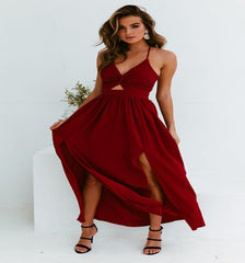 Bohemian Beach Dress Women Summer Casual Sleeveless Split Floral Off Shoulder Maxi Long Boho Dress Clothing Robe Female