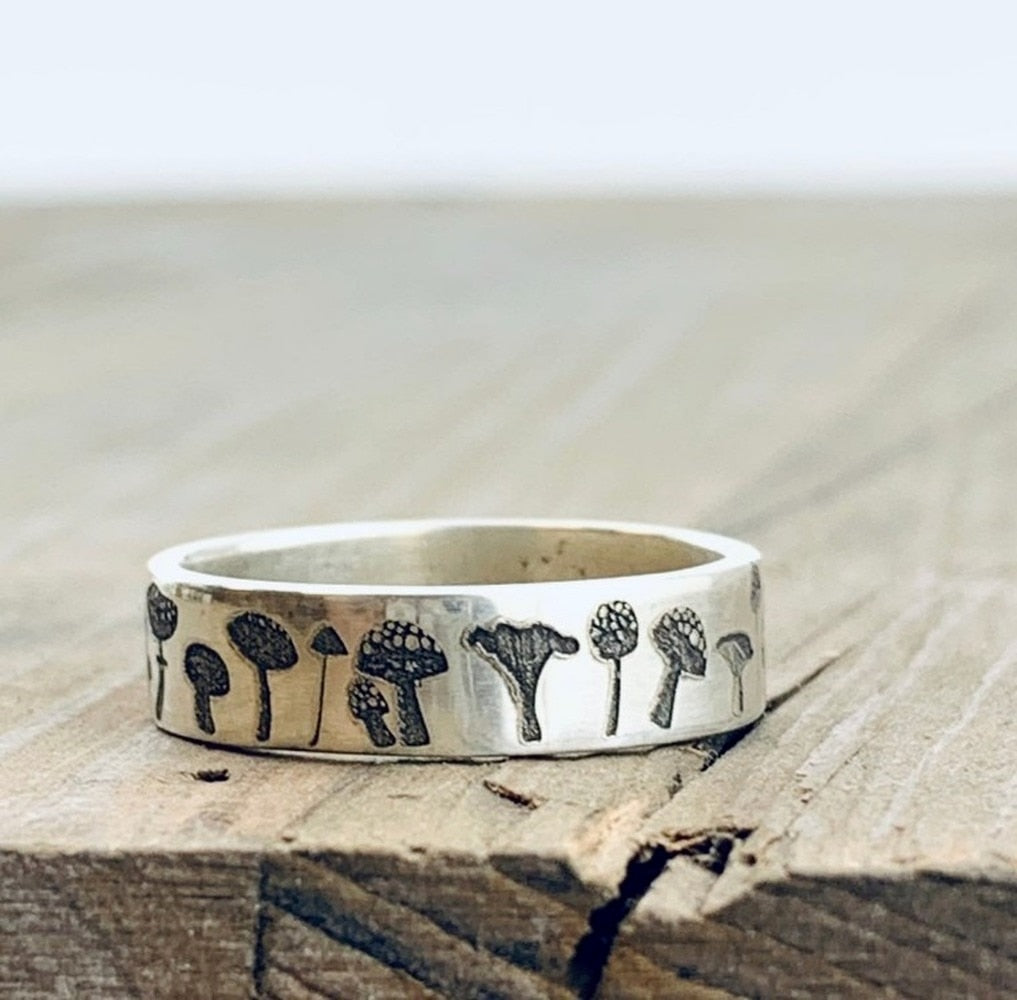 Fern Vintage Botanical Statement Ring