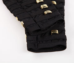 Free Shipping 2022 New Black Bandage Dress Women Spring Celebrity Party Dress Long Sleeve Mesh Mini Bodycon Club Dresses Vestido