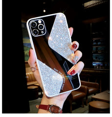 Bling Glitter Makeup Mirror Phone Case For iPhone