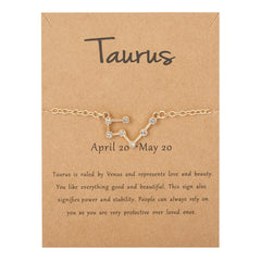 Star Zodiac Sign Bracelet