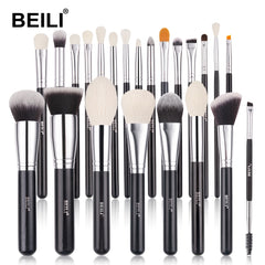 Black Makeup Brushes Set