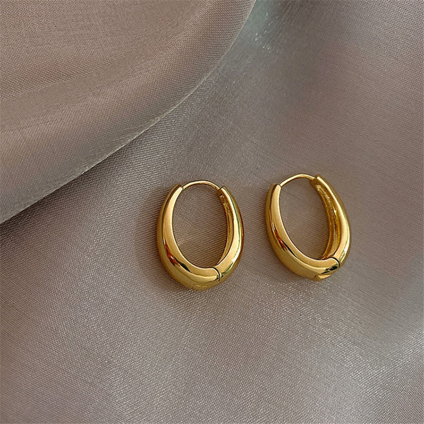 Kallista Gold-Tone Smooth Hoop Earring Collection