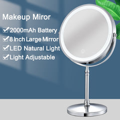 Gold Makeup Mirror With Light USB Charging