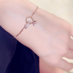 Shine Zircon Buckle Bracelet