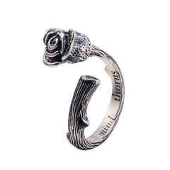 Emily's Black Thorn Rose Ring