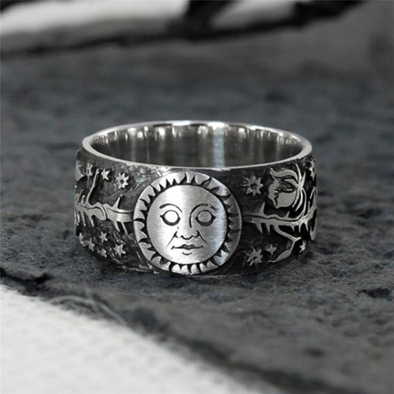 Roux Hand-Carved Punk Statement Ring Collection