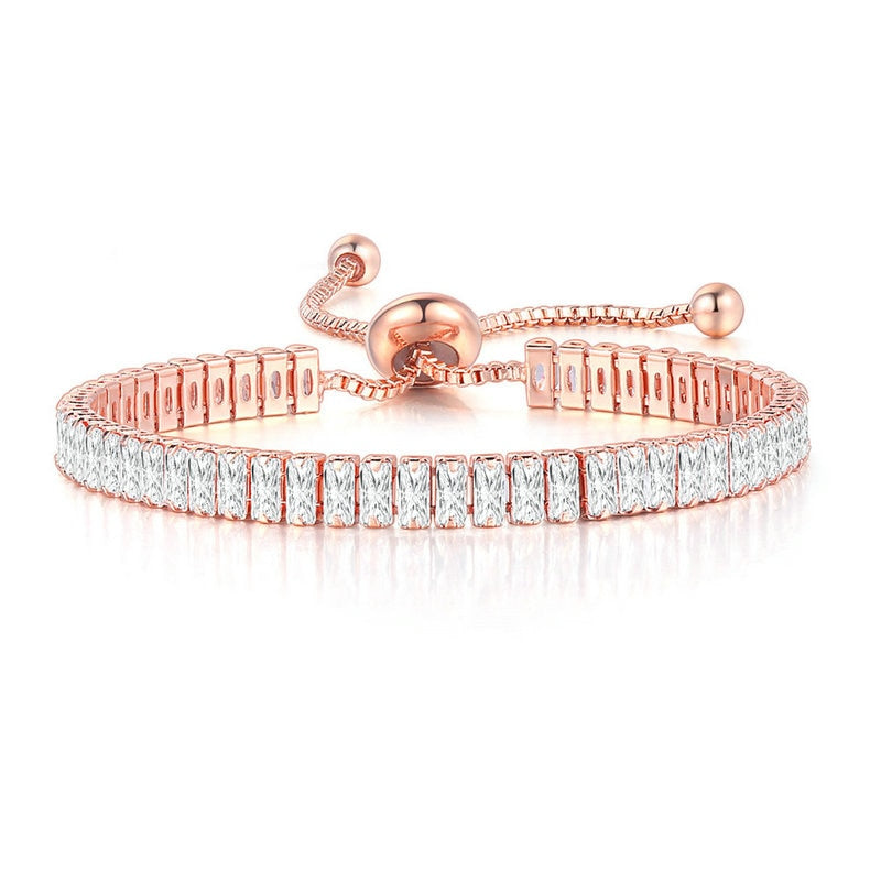 Noire Black Crystal Adjustable Bangle Collection