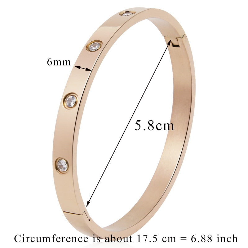 Ysolde Stainless Steel Open Bangle Collection