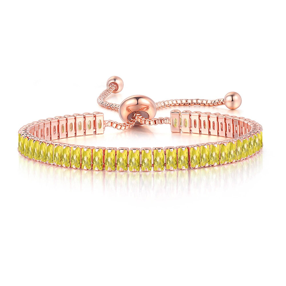 Noire Black Crystal Adjustable Bangle Collection