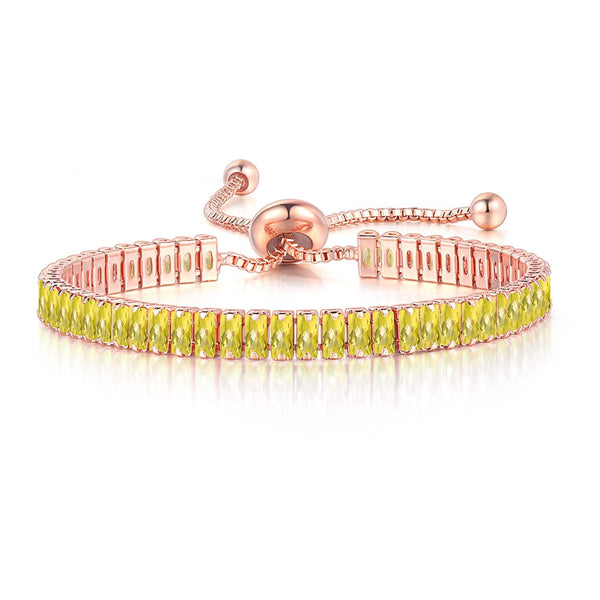 Noire Black Crystal Adjustable Bangle Collection