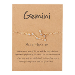 Star Zodiac Sign Bracelet