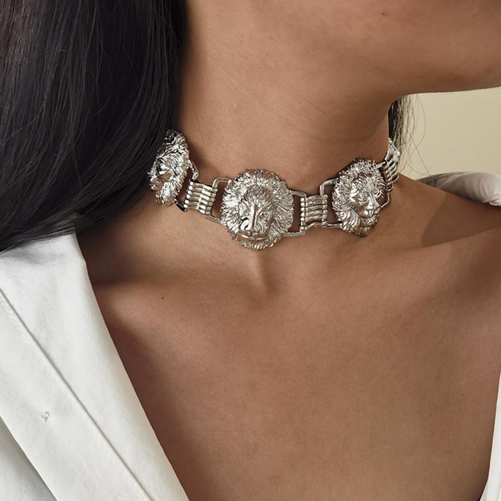 Leonora Lion & Chain Statement Jewelry Collection