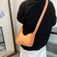 Luxury Crossbody Bags Leather Shoulder Bag Women Casual Satchels Wide Straps Fashion Bag Handbag