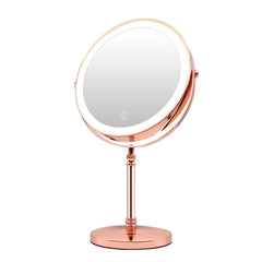 Gold Makeup Mirror With Light USB Charging