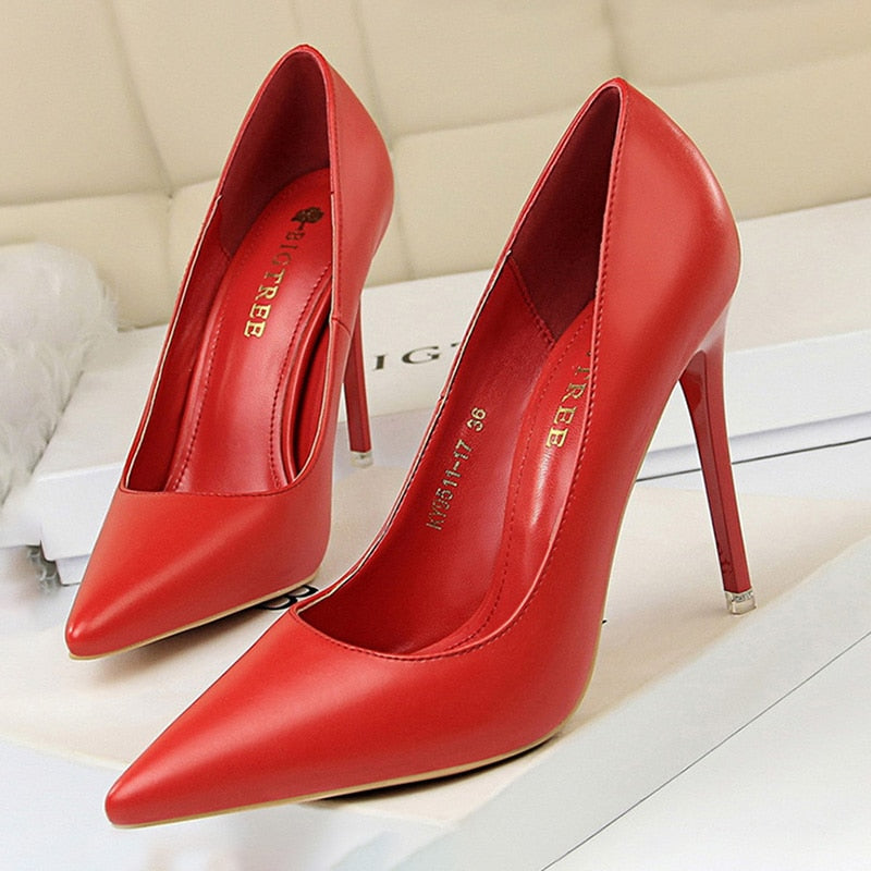 Brigitte Colorblock Pointed Stiletto Pumps