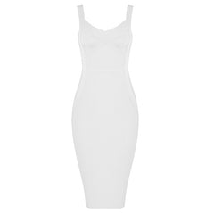 Sleeveless Rayon Bandage Bodycon Dress