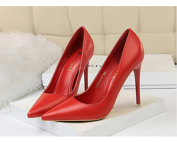 Brigitte Colorblock Pointed Stiletto Pumps