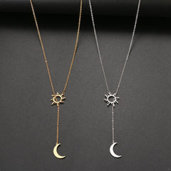 Sun Totem And Moon Necklace