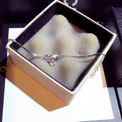Shine Zircon Buckle Bracelet
