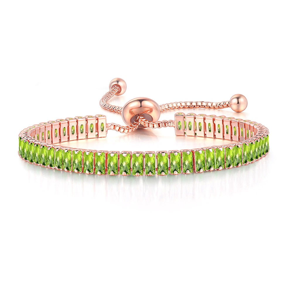 Noire Black Crystal Adjustable Bangle Collection