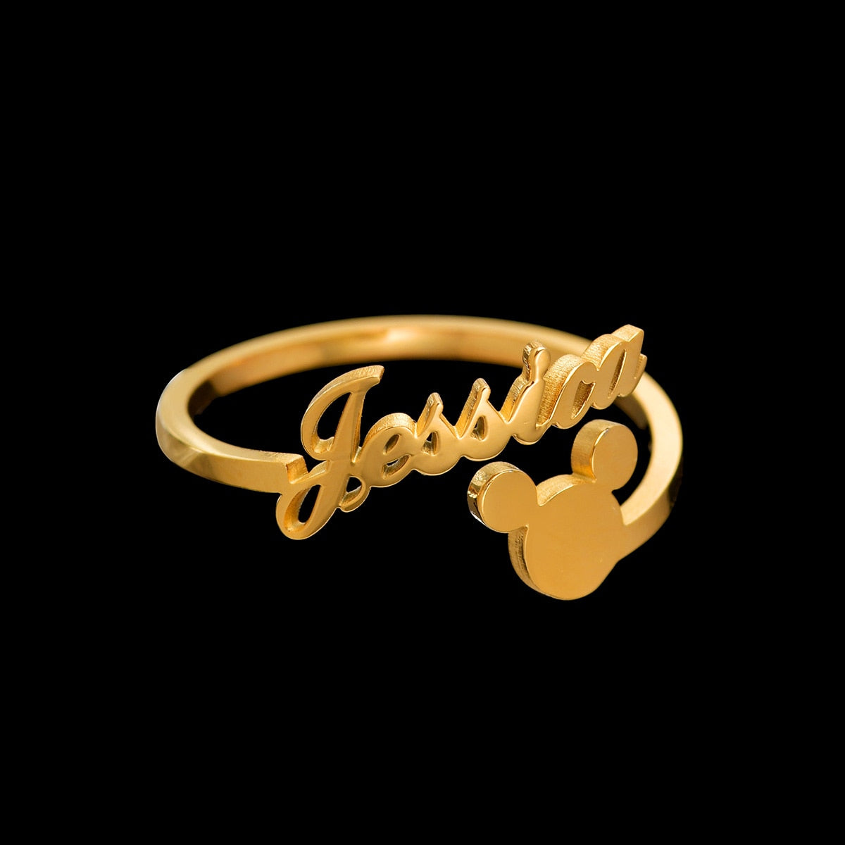 Signature Personalized Adjustable Name Ring