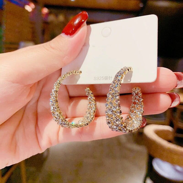 Oriana Gold-Tone Rhinestone Earring Collection