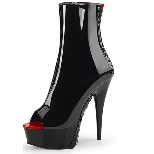 Nyx Gothic Platform Lace-Up Ankle Boots