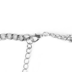 Silver Mirror Decor Bra Fixed Halter Lingerie Chain Women Summer New Fashion Sexy Nightclub Backless Body Chain Jewelry